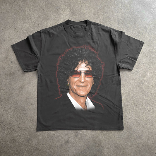 Howard Stern Heavyweight Black T-Shirt