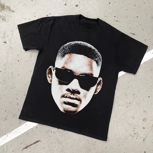 MIB 'AGENT J' HEAVY FADED BLACK TEE