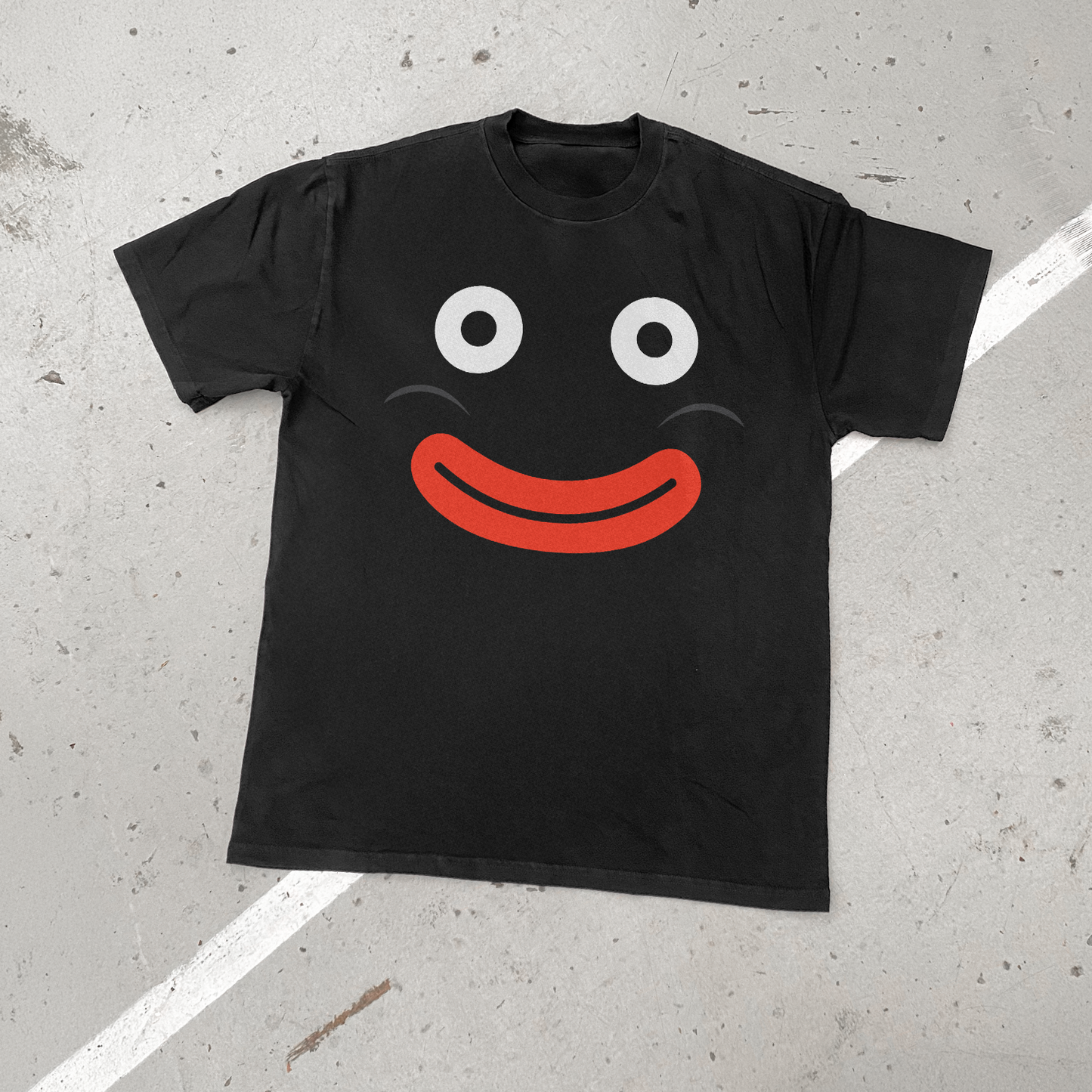 'Mr Popo' Heavy Faded Black Tee