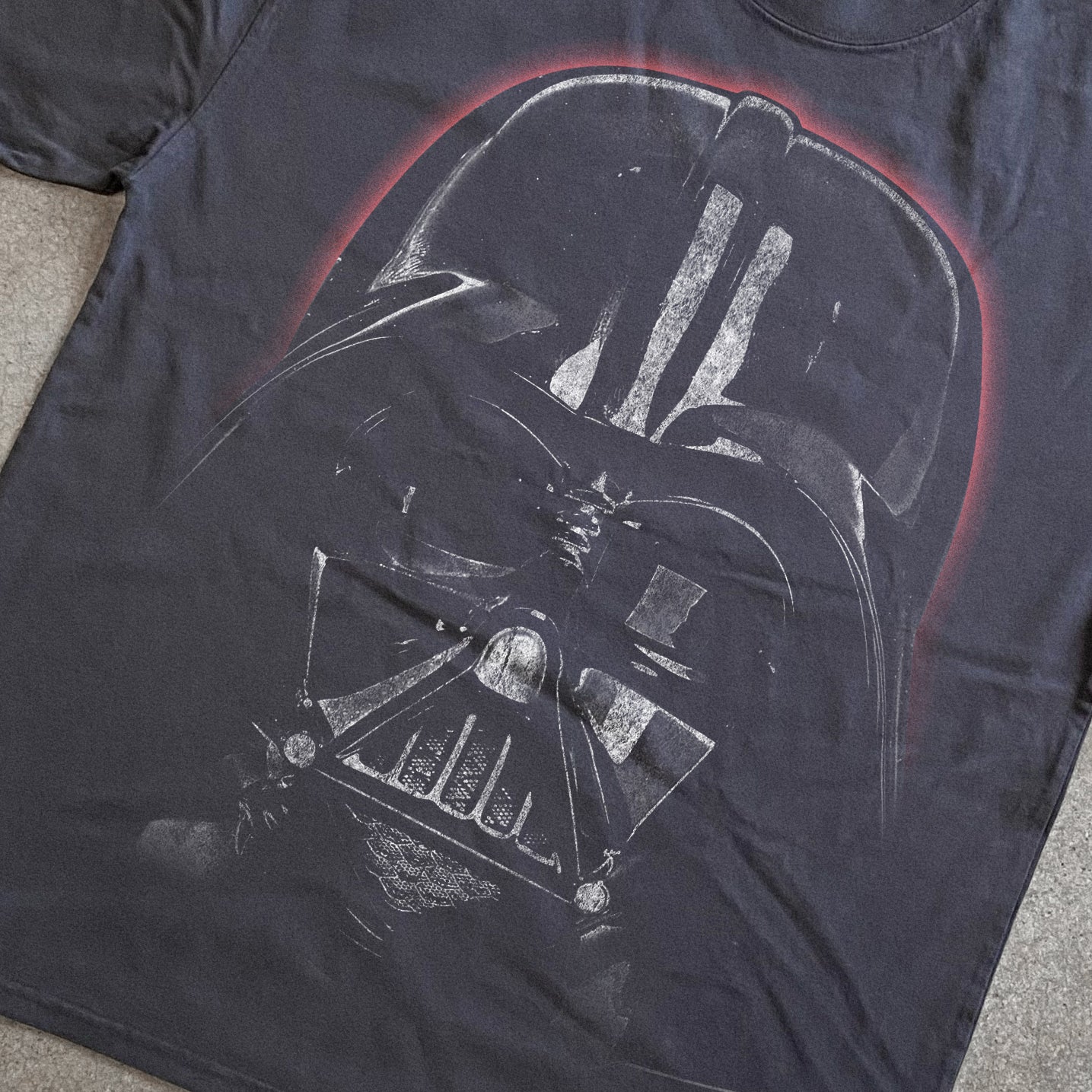 STAR WARS - DARTH VADER BIG HEAD HEAVYWEIGHT BLACK T-SHIRT