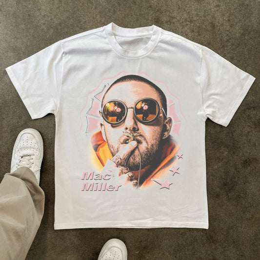 MAC MILLER - THE DEVINE HEAVYWEIGHT WHITE T-SHIRT