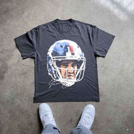 Eli Manning Heavyweight Black T-Shirt