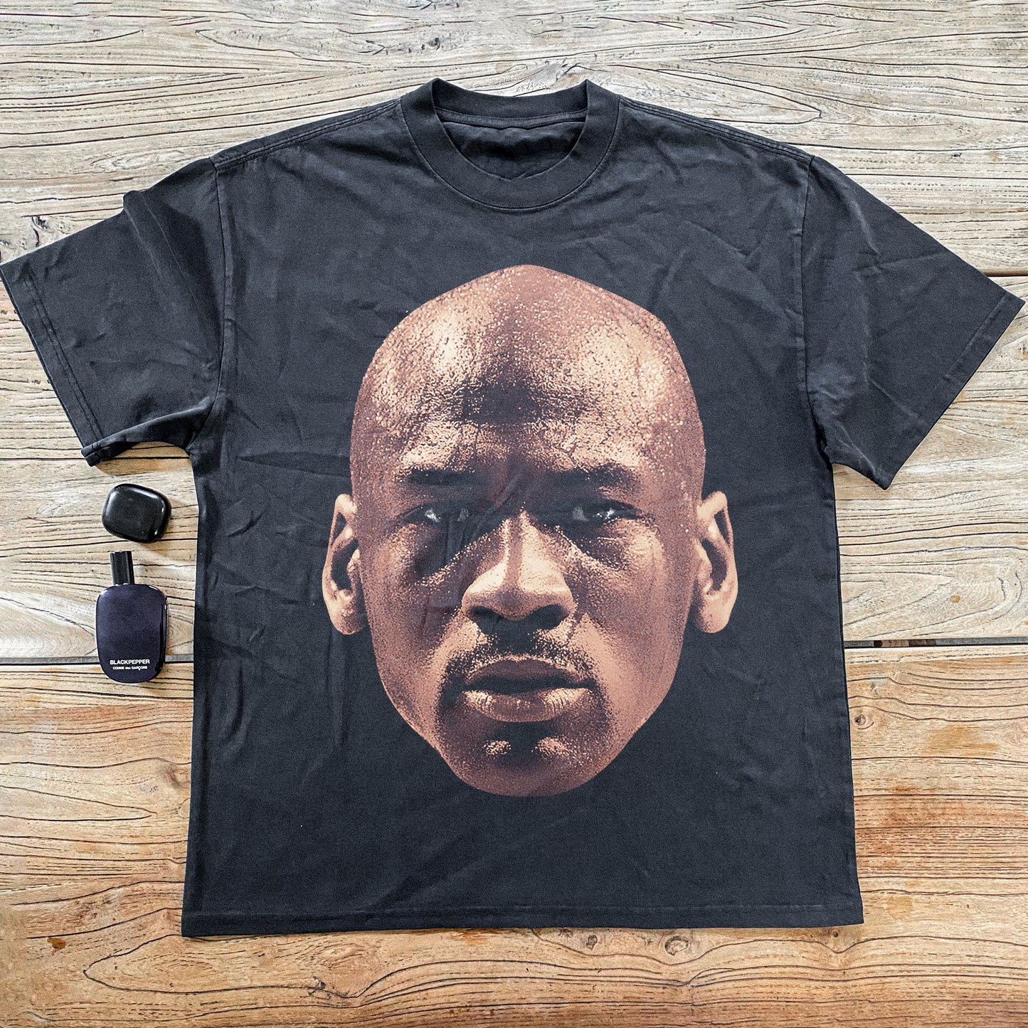 Classic Jordan Big Head Heavyweight Black T-Shirt