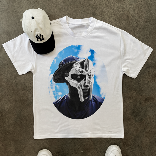 DOOM 'CLOUDS' HEAVY FADED WHITE T-SHIRT