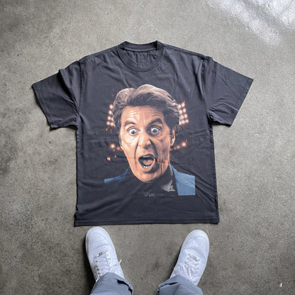 Al Pacino - Heat Heavyweight Black T-Shirt