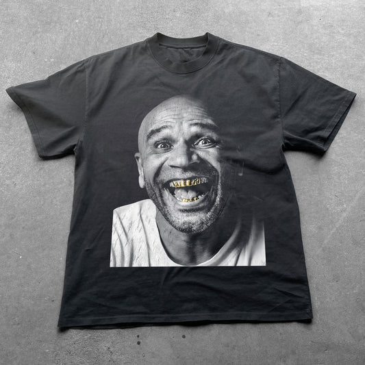 Goldie (Rufige Kru) Big Head Heavyweight Black T-Shirt