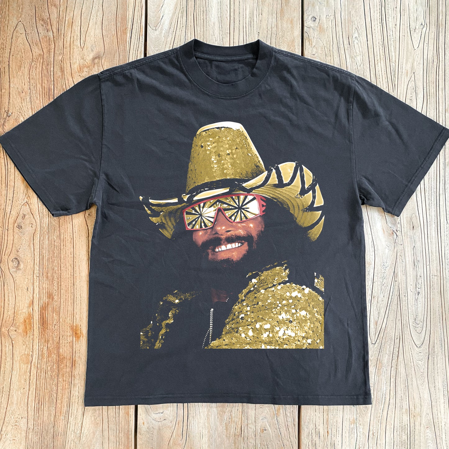 Macho Man - Randy Savage Heavyweight Black T-Shirt