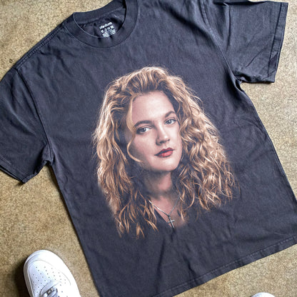 Drew Barrymore Prime Heavyweight Black T-Shirt