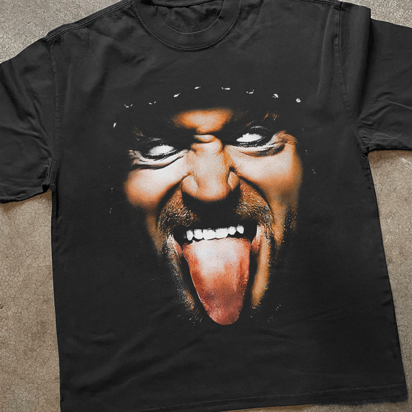 TAKER 'HOOD' HEAVY FADED BLACK TEE
