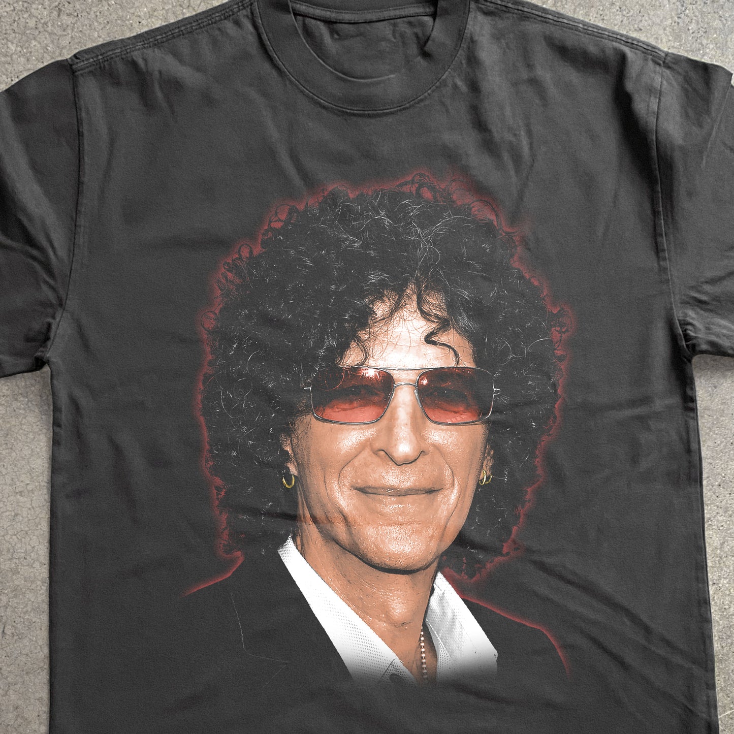 Howard Stern Heavyweight Black T-Shirt