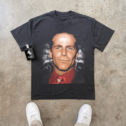 Classic Shawn Michaels Wrestler Heavyweight Black T-Shirt