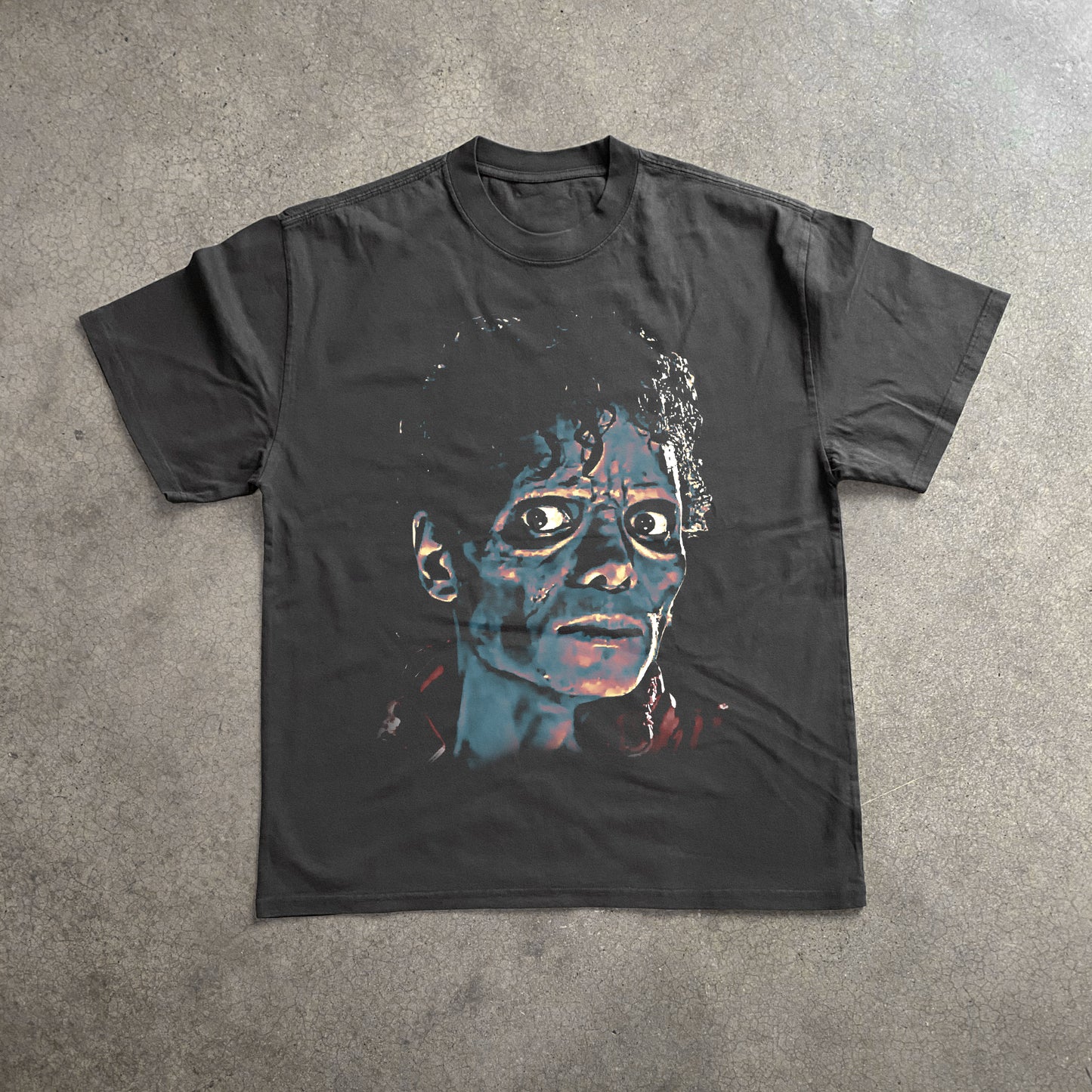 MJ - THRILLER HEAVYWEIGHT BLACK T-SHIRT