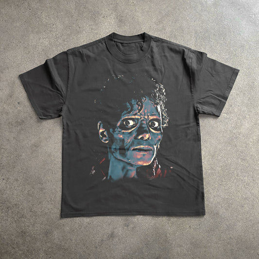 MJ - THRILLER HEAVYWEIGHT BLACK T-SHIRT
