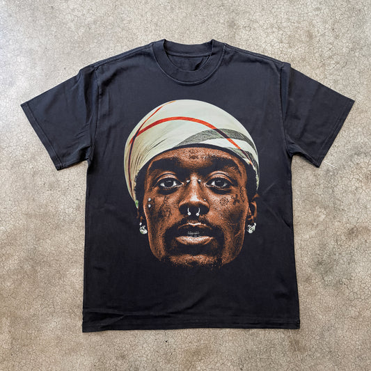 LIL UZI VERT BIG HEAD HEAVYWEIGHT BLACK T-SHIRT
