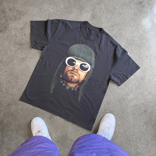 GRUNGE KING HEAVYWEIGHT BLACK T-SHIRT