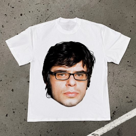 JEMAINE 'FLIGHT OF THE CONCHORDS' HEAVY FADED WHITE TEE