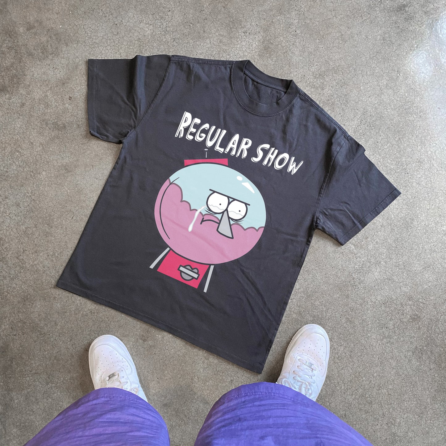 Benson Regular Show Heavyweight Black T-Shirt