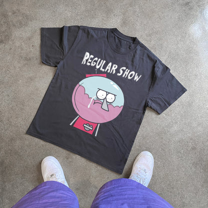 Benson Regular Show Heavyweight Black T-Shirt