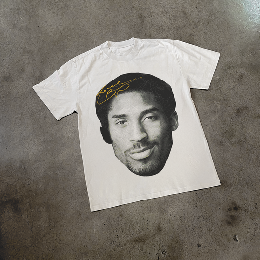 'KOBE DOLLAR' HEAVY FADED WHITE TEE