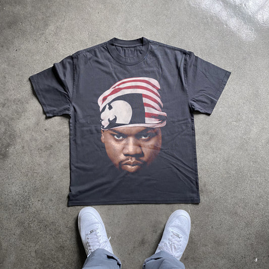 Raekwon Big Head Heavyweight Black T-Shirt