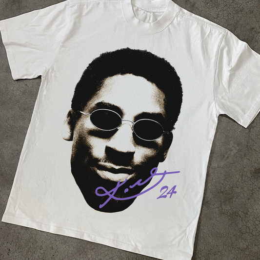 KOBE 'MAMBA SIGNATURE' HEAVY FADED WHITE TEE