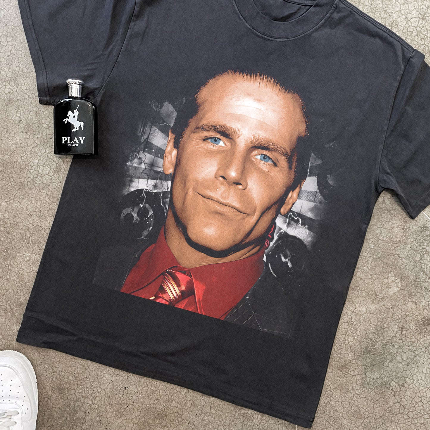 Classic Shawn Michaels Wrestler Heavyweight Black T-Shirt