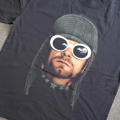 GRUNGE KING HEAVYWEIGHT BLACK T-SHIRT