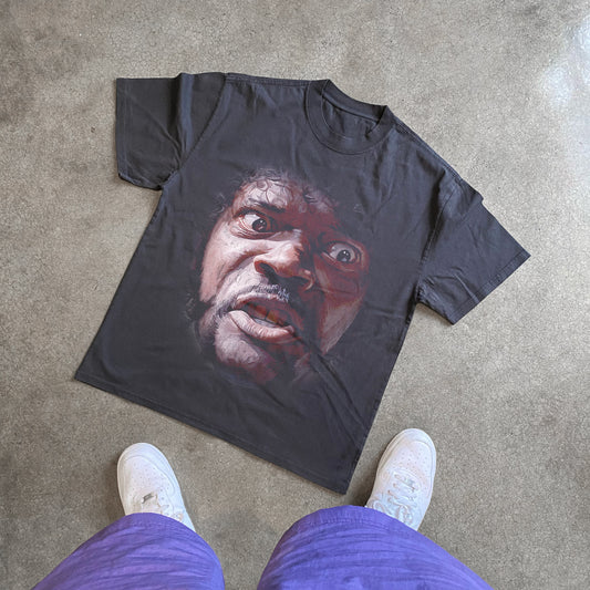 JULES WINNFIELD HEAVYWEIGHT BLACK T-SHIRT