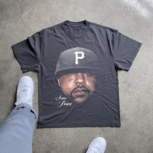 Sean Prince Big Head Heavyweight Black T-Shirt