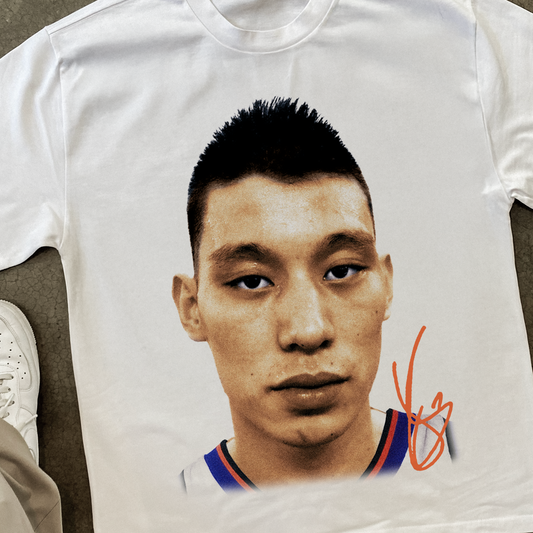 KNICKS 'JEREMY LIN' HEAVYWEIGHT WHITET-SHIRT
