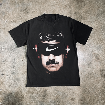Maduro 'Swoosh' Heavyweight Faded Black Tee