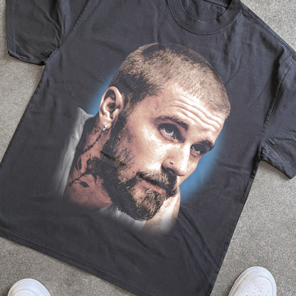 Justin Bieber - Locked In Heavyweight Black T-Shirt