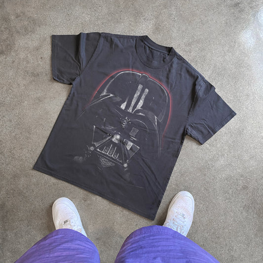 STAR WARS - DARTH VADER BIG HEAD HEAVYWEIGHT BLACK T-SHIRT