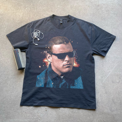 Miklo Velka - Blood In Blood Out Heavyweight Black T-Shirt