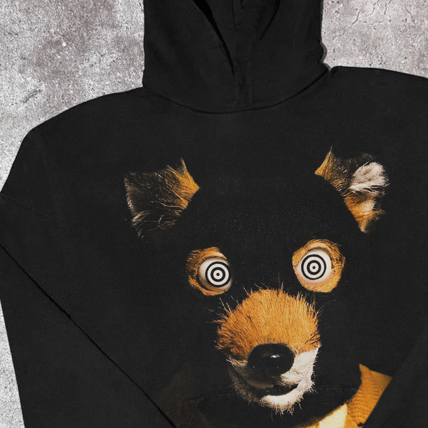 'FANTASTIC MR. FOX' CRAZY EYE BLACK HOODIE