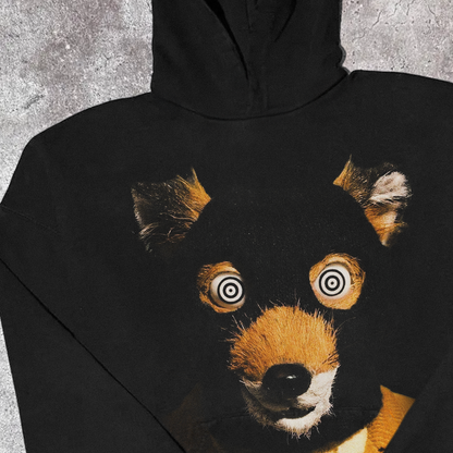'FANTASTIC MR. FOX' CRAZY EYE BLACK HOODIE