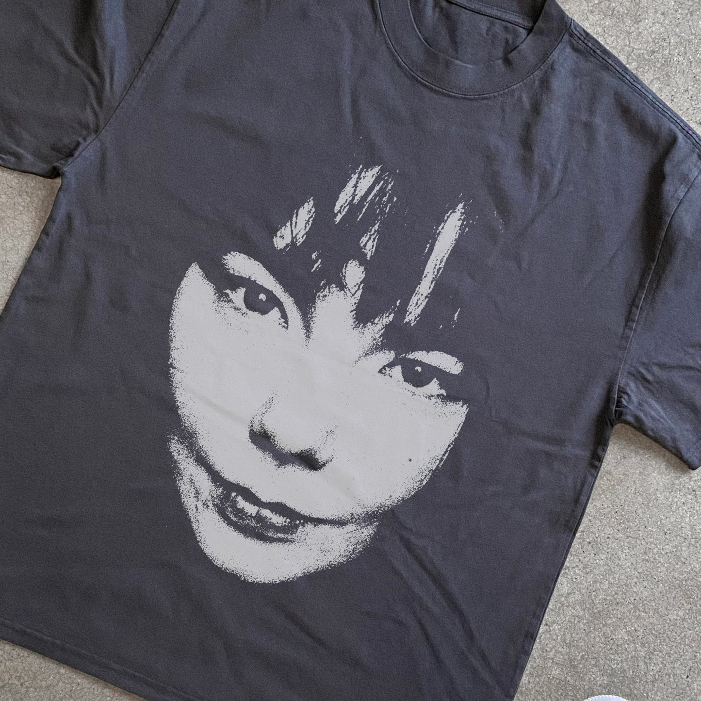Bjork Big Head Heavyweight Black T-Shirt