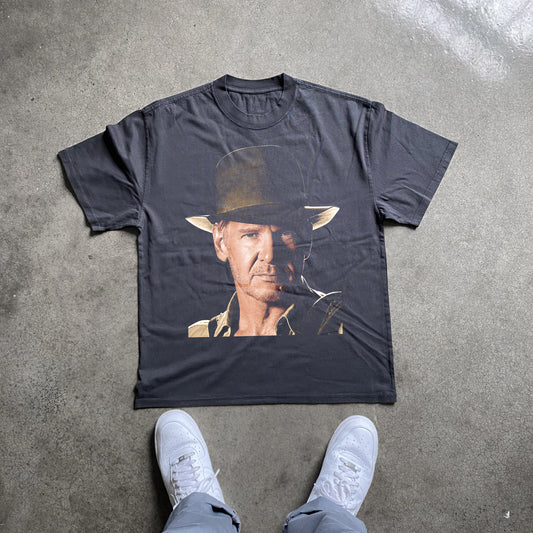 THE PROFESSOR OF ADVANTURE HEAVYWEIGHT BLACK T-SHIRT