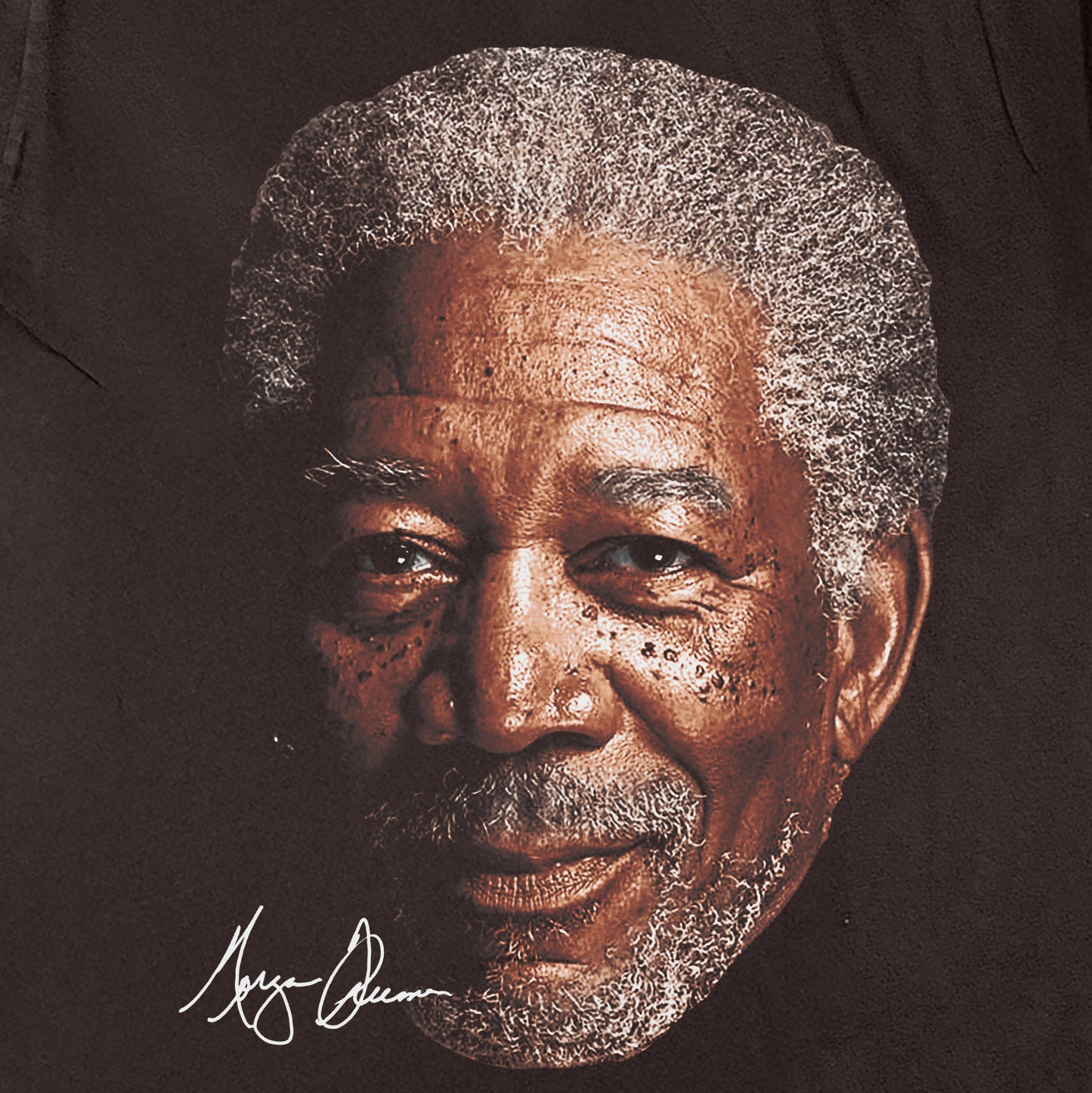 MORGAN FREEMAN HEAVYWEIGHT CHOCOLATE T-SHIRT