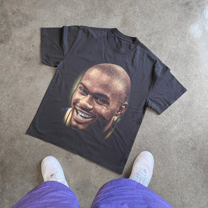 Tim Hardaway Big Head Heavyweight Black T-Shirt