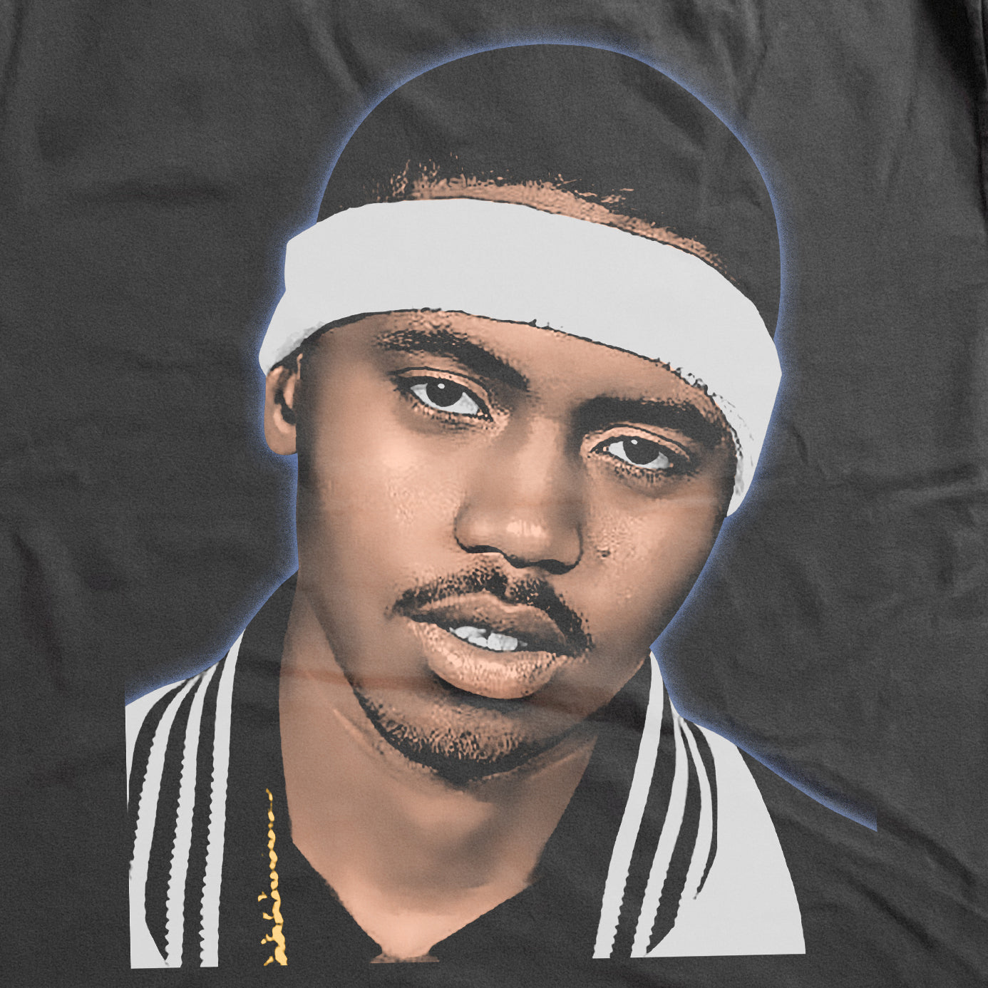 NAS BIG HEAD HEAVYWEIGHT BLACK T-SHIRT