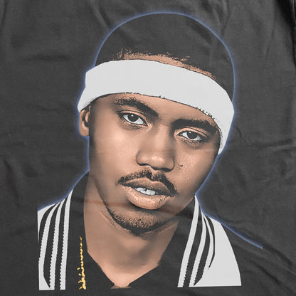 NAS BIG HEAD HEAVYWEIGHT BLACK T-SHIRT